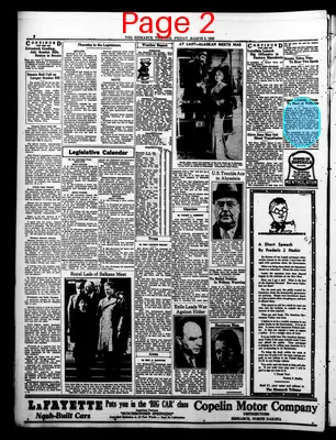 Page thumbnail for The Bismarck Tribune