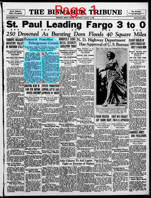Page thumbnail for The Bismarck Tribune