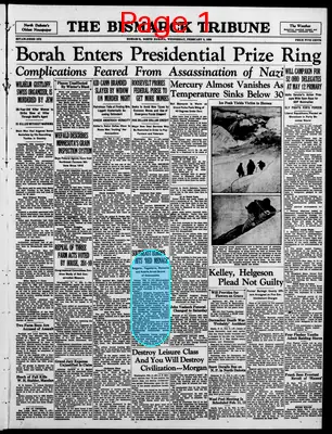 Page thumbnail for The Bismarck Tribune