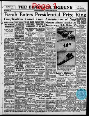Page thumbnail for The Bismarck Tribune