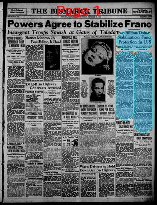 Page thumbnail for The Bismarck Tribune