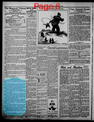 Page thumbnail for The Bismarck Tribune