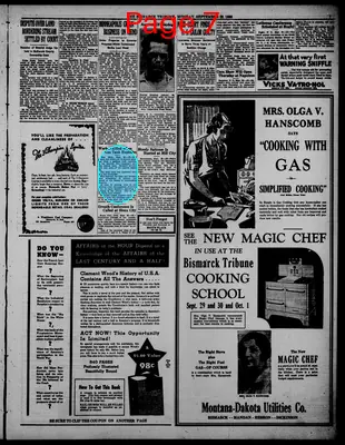 Page thumbnail for The Bismarck Tribune