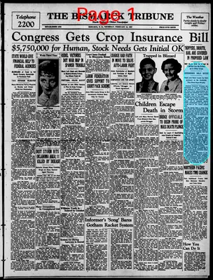 Page thumbnail for The Bismarck Tribune