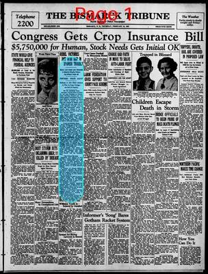 Page thumbnail for The Bismarck Tribune