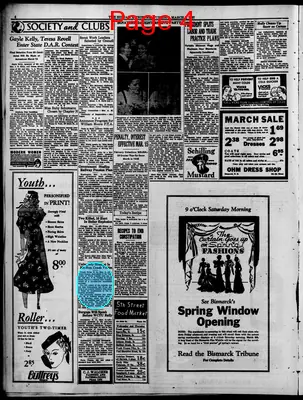 Page thumbnail for The Bismarck Tribune