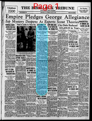 Page thumbnail for The Bismarck Tribune