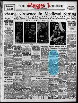Page thumbnail for The Bismarck Tribune