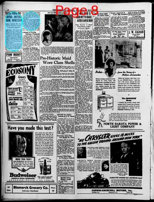 Page thumbnail for The Bismarck Tribune