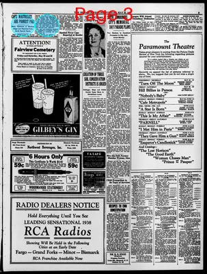 Page thumbnail for The Bismarck Tribune