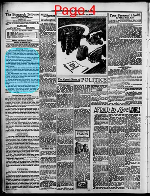 Page thumbnail for The Bismarck Tribune