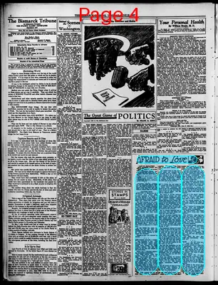 Page thumbnail for The Bismarck Tribune