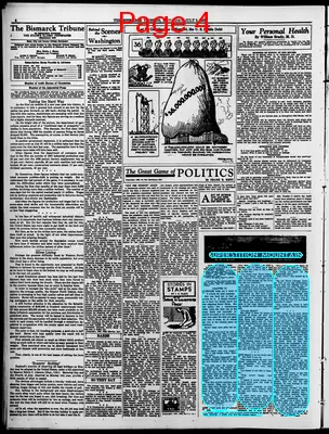 Page thumbnail for The Bismarck Tribune