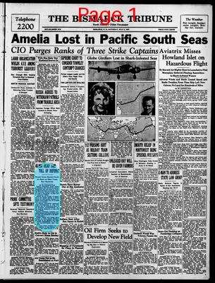 Page thumbnail for The Bismarck Tribune