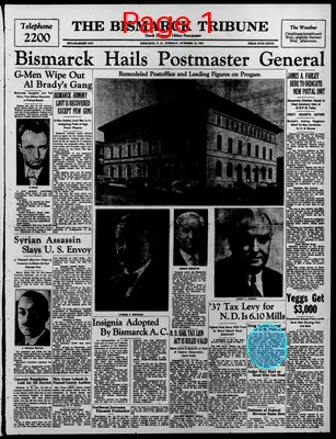 Page thumbnail for The Bismarck Tribune