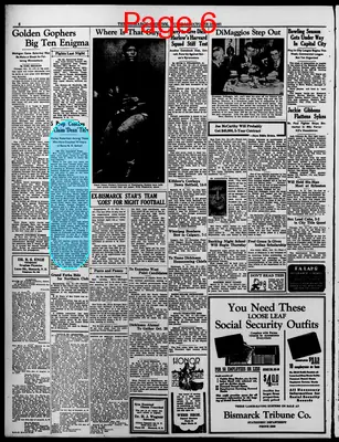 Page thumbnail for The Bismarck Tribune