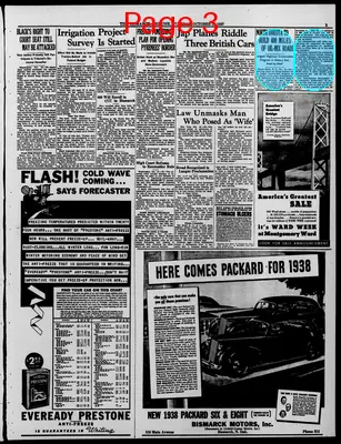 Page thumbnail for The Bismarck Tribune