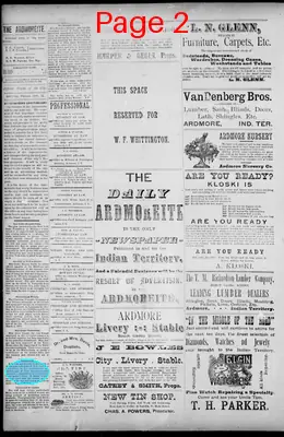 Page thumbnail for The Daily Ardmoreite