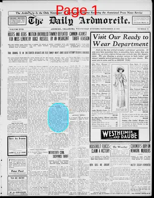 Page thumbnail for The Daily Ardmoreite