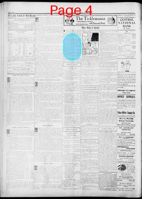 Page thumbnail for Tulsa Daily World