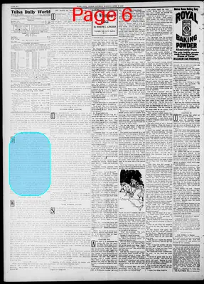 Page thumbnail for Tulsa Daily World