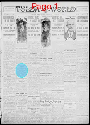 Page thumbnail for Tulsa Daily World