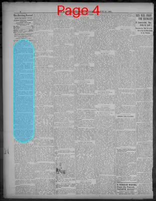 Page thumbnail for Evening Journal