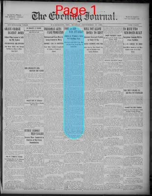 Page thumbnail for Evening Journal