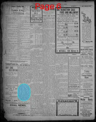Page thumbnail for Evening Journal