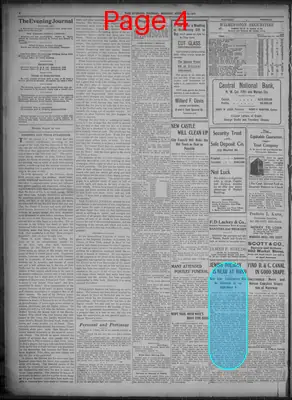 Page thumbnail for Evening Journal