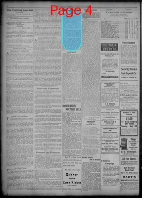 Page thumbnail for Evening Journal