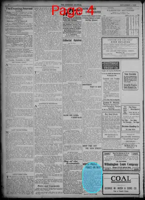 Page thumbnail for Evening Journal