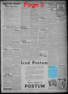 Page thumbnail for Evening Journal