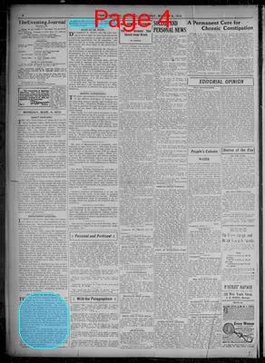 Page thumbnail for Evening Journal
