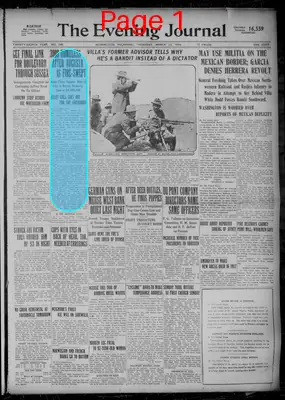 Page thumbnail for Evening Journal