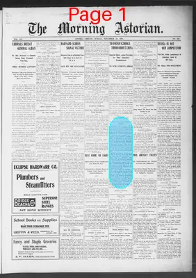Page thumbnail for The Morning Astorian