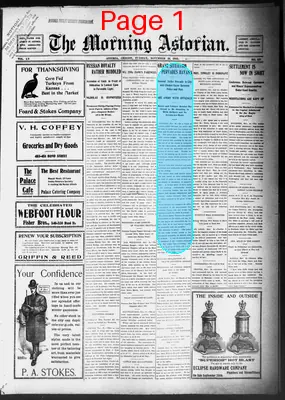 Page thumbnail for The Morning Astorian