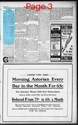 Page thumbnail for The Morning Astorian