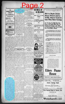 Page thumbnail for The Morning Astorian