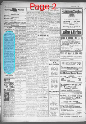 Page thumbnail for The Morning Astorian