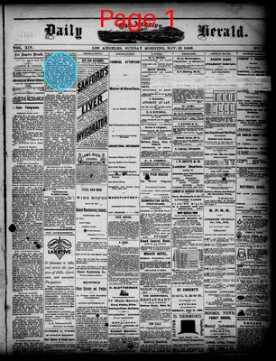 Page thumbnail for Daily Los Angeles Herald