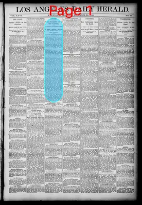 Page thumbnail for Los Angeles Daily Herald