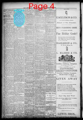 Page thumbnail for Los Angeles Daily Herald