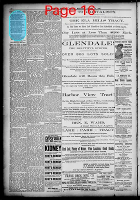 Page thumbnail for Los Angeles Daily Herald