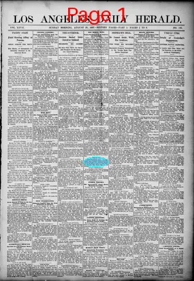 Page thumbnail for Los Angeles Daily Herald