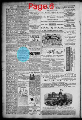 Page thumbnail for Los Angeles Daily Herald