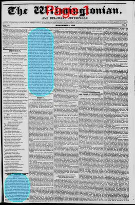 Page thumbnail for The Wilmingtonian, And Delaware Advertiser