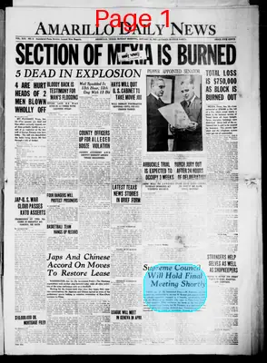 Page thumbnail for Amarillo Daily News
