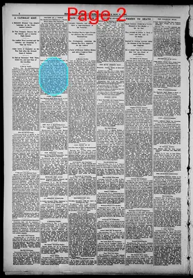 Page thumbnail for Bismarck Weekly Tribune