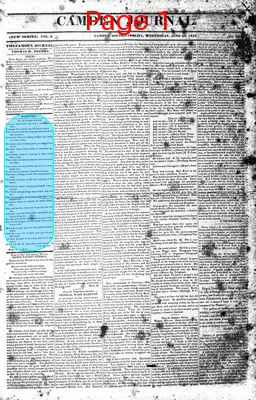 Page thumbnail for The Camden Journal